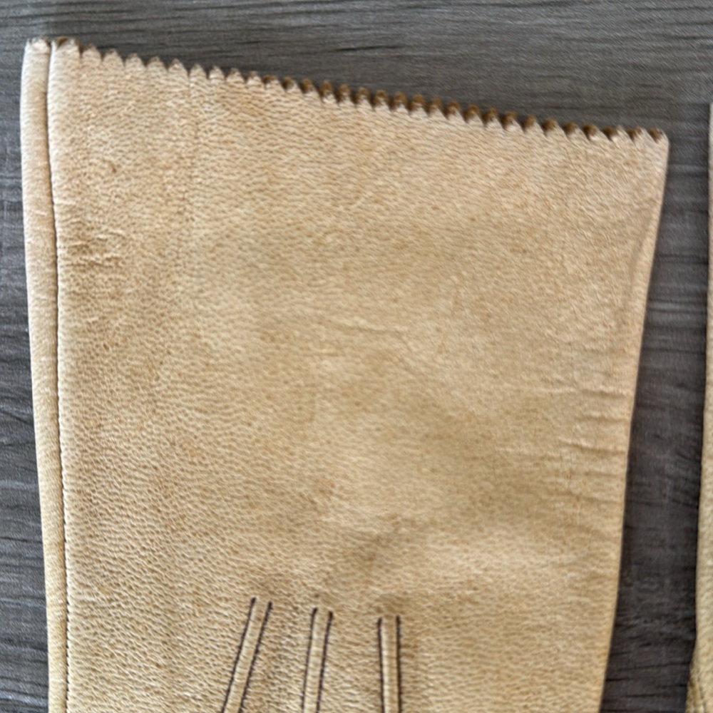 Vintage leather gloves size 7 - Picture 2 of 6